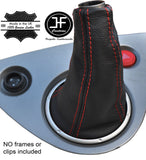 RED 4 STITCH GENUINE LEATHER GEAR GAITER FOR HONDA CIVIC TYPE R EP3 2001-2005