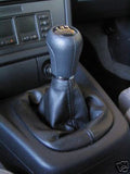 FITS AUDI A4 95-99 GEAR GAITOR BLACK LEATHER 100% QUALITY CUSTOM NEW MADE IN UK