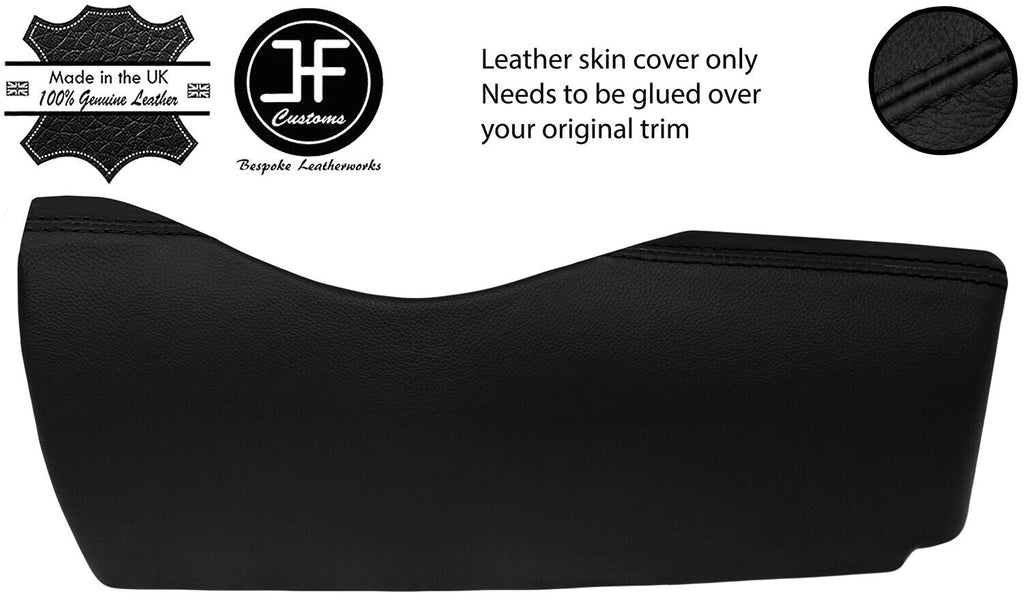 BLACK STITCH DRIVER SIDE LOWER DASH TRIM LEATHER COVER FOR SMART ROADSTER 452