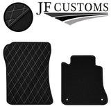 WHITE DIAMOND STITCH VINYL 4XTAILORED FLOOR CARPET FOR MERCEDES CLK 03-10 JF1