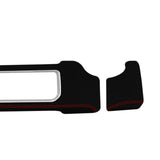 RED STITCH SUEDE 2X FRONT DASH TRIM COVERS FOR RANGE ROVER SPORT L494 13-21
