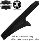 BLACK STITCHING REAL SUEDE HANDBRAKE GAITER FITS NISSAN JUKE 2010-2018