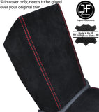 RED STITCHING REAR STORAGE LID SUEDE COVER FITS MERCEDES SLK R171 2004-2011