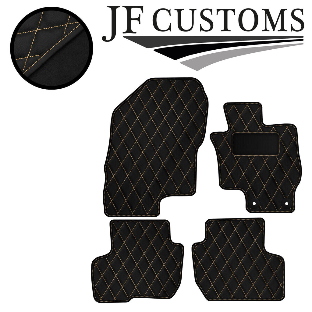 CREAM DIAMOND VINYL 4XTAILORED FLOOR CARPET FOR MITSUBISHI OUTLANDER 12-21 JF1