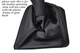 BLACK STITCH LEATHER MANUAL GEAR GAITER FITS RENAULT KANGOO 2 MK2 2008-2014