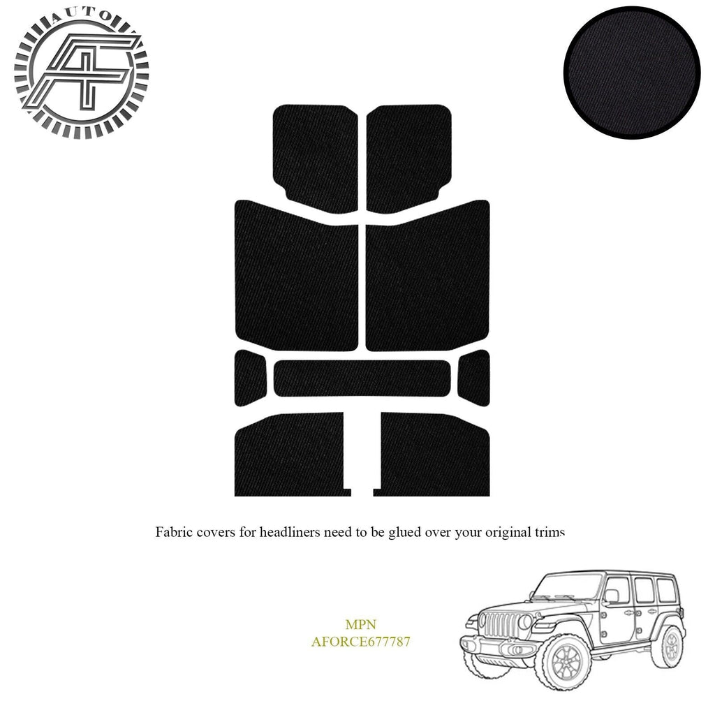 GENUINE CANVA HEADLINER COVER FITS JEEP WRANGLER JL 4 DOOR SUV 2018-PRESENT
