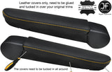 2X yellow stitch FITS VW T5 TRANSPORTER CARAVELLE CAMPER ARMREST COVERS