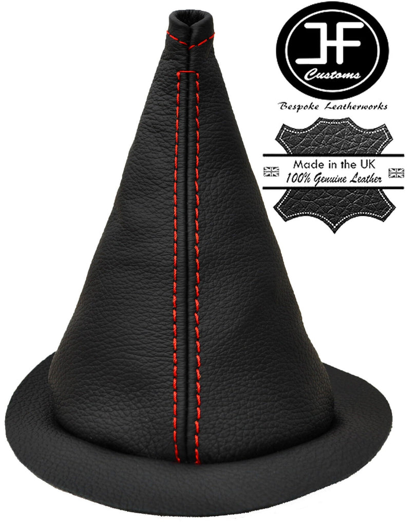 RED STITCHING REAL LEATHER MANUAL GEAR GAITER COVER FITS MG MGB 1962-1980