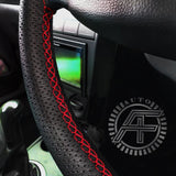 FOR BMW E87 LUXURY LEATHER STEERING WHEEL COVER CUSTOM NEW MADE IN UK