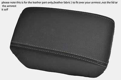 grey stitch FITS VAUXHALL OPEL ASTRA J MK6 2009+ LEATHER ARMREST COVER