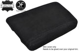 BLACK STITCH ARMREST REAL SUEDE COVER FITS NISSAN NAVARA D22 1999-2005
