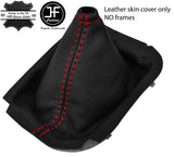 RED STITCH TOP GRAIN LEATHER MANUAL GEAR GAITER FITS DODGE VIPER 1992-2002