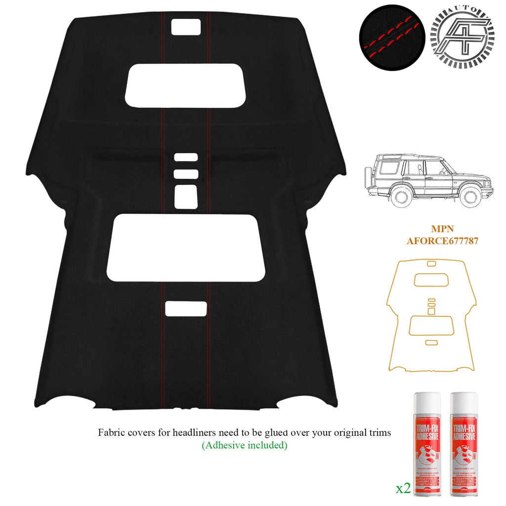 LUXE SUEDE HEADLINER COVER FITS LAND ROVER DISCOVERY II 1998-2004 CUSTOM NEW