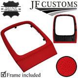 RED LEATHER GEAR TRIM + SURROUND COVERS + FRAMES FOR FORD MONDEO 07-10