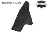 RED STITCH FITS OPEL VAUXHALL MK5 H 2004-2009 HANDBRAKE GAITER GREY LEATHER
