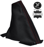 RED DOUBLE  STITCH FOR VOLVO S60 2000-2007 HANDBRAKE GAITOR COVER LEATHER