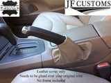 FITS VOLVO V70 01-07 TAN HANDBRAKE  GAITER LEATHER 100% CUSTOM NEW MADE IN UK