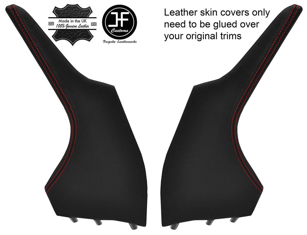 RED STITCH CENTRE CONSOLE SIDE TRIM LEATHER COVERS FOR LEXUS GS 300 2005-2011