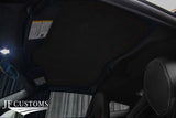 DARK RED STITCH LUXE SUEDE HEADLINER COVER FITS CORVETTE C7 14-19 CUSTOM NEW