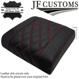 D RED STITCH CONSOLE CUBBY BOX LID COVER FOR LAND ROVER DEFENDER 07-16 DSG3