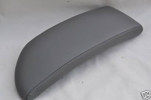 FITS RENAULT LAGUNA  LEATHER ARM REST COVER GREY CUSTOM NEW MADE IN UK