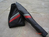 FITS AUDI QUATTRO & UR SPORT LEATHER GEAR & HANDBRAKE BLACK CUSTOM NEW