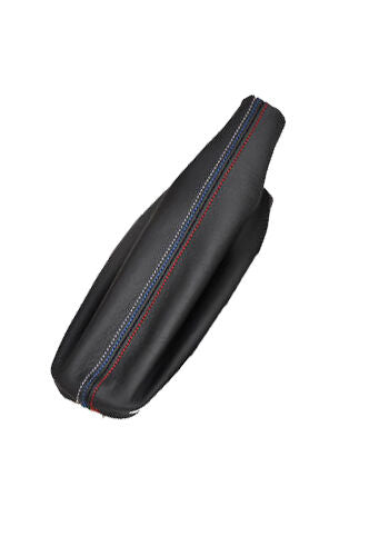 FITS BMW E36 E46 HANDBRAKE GAITER BLACK LEATHER TRI STITCH CUSTOM NEW MADE IN UK