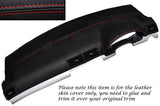 RED STITCH TOP DASH DASHBOARD LEATHER SKIN  COVER FITS AUDI A4 B7 2004-2008