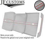 RED STITCH 4 PIECE ROOF HEADLINING L GREY SUEDE COVER FOR DEFENDER 110 SW