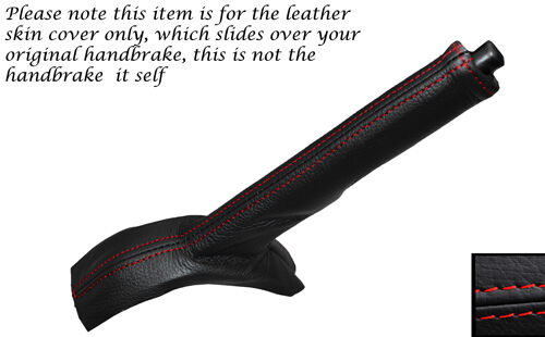 RED STITCHING LEATHER HANDBRAKE GAITER FITS NISSAN PATROL Y61 1998-2013
