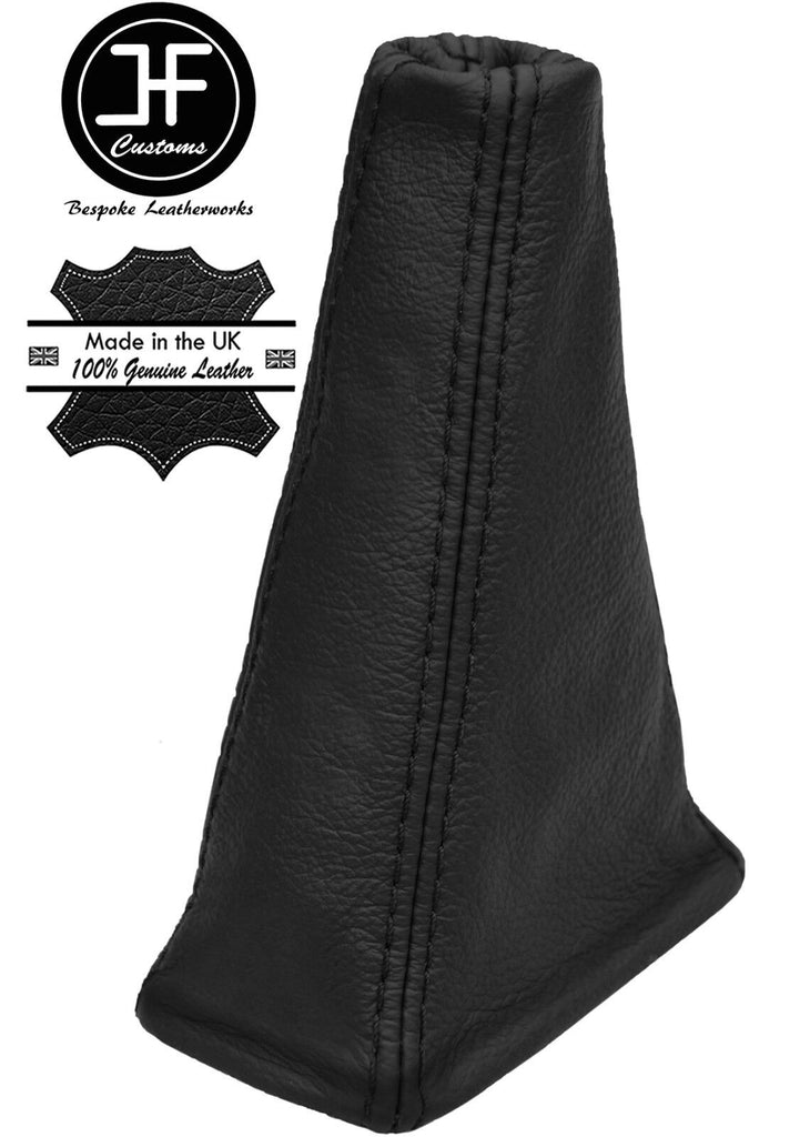 BLACK LEATHER AUTO AUTOMATIC GEAR STICK GAITER FOR LAND ROVER FREELANDER 98-02