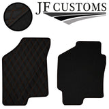 TAN DIAMOND VINYL 4X TAILORED FLOOR CARPETS FOR HYUNDAI TIBURON COUPE 02-09 JF1