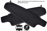 BLACK STITCH 2X SUN VISORS LEATHER COVERS FITS VW T2 BAY WINDOW VAN 1968-1979