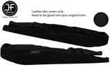 BLACK STITCH FULL CONSOLE LUXE SUEDE COVER FOR PORSCHE CARRERA 911 997 04-12