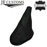 D GREEN STITCH LEATHER GEAR HANDBRAKE SET FOR MINI CLASSIC ROVER AUSTIN MORRIS