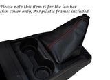 RED STITCH LEATHER GEAR GAITER FITS GREAT WALL STEED 2010-2014 CUSTOM NEW