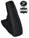 FITS 3 SERIES E36 E46 BLACK PU SUEDE HANDBRAKE GAITER COVER ONLY TRI STITCH