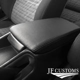 BLACK & BLACK LEATHER ARMREST LID COVER FITS TOYOTA CELICA MK6 1994-1998