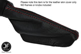RED STITCH LEATHER SKIN HANDBRAKE GAITER FITS TESLA ROADSTER 2008-2013