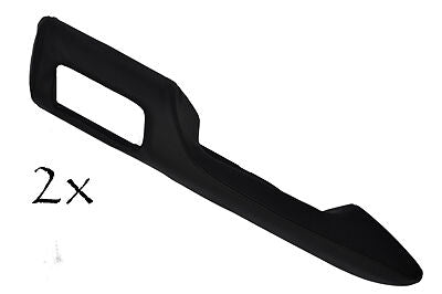 FITS TOYOTA SUPRA MK4 2X black stitch LEATHER DOOR CARD TRIM COVERS CUSTOM NEW