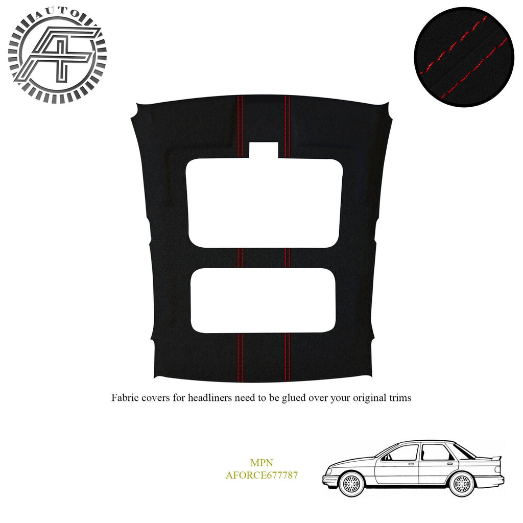 LUXE SUEDE HEADLINER COVER FITS FORD SIERRA SAPPHIRE RS COSWORTH 1988-1992
