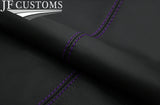 PURPLE DIAMOND STITCH LEATHER 4X DOOR CARD COVERS FITS BMW E30 COUPE STYLE 3