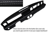 WHITE STITCH DASH DASHBOARD LEATHER SKIN COVER FITS FIAT X1/9 X19 1974-1978
