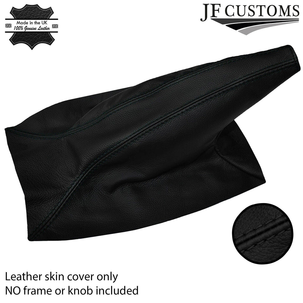BLACK STITCHING LEATHER SKIN HANDBRAKE GAITER FITS ALFA ROMEO ALFETTA GT