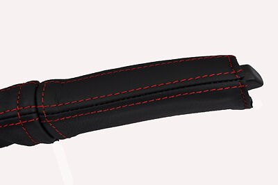 red stitch FITS LDV MAXUS 05-09 LEATHER HANDBRAKE HANDLE COVER ONLY CUSTOM NEW