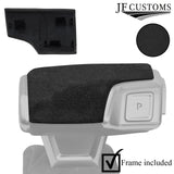 BLACK SUEDE AUTO TOP KNOB COVER + PLASTIC FRAME FOR AUDI A7 18-22 CUSTOM NEW