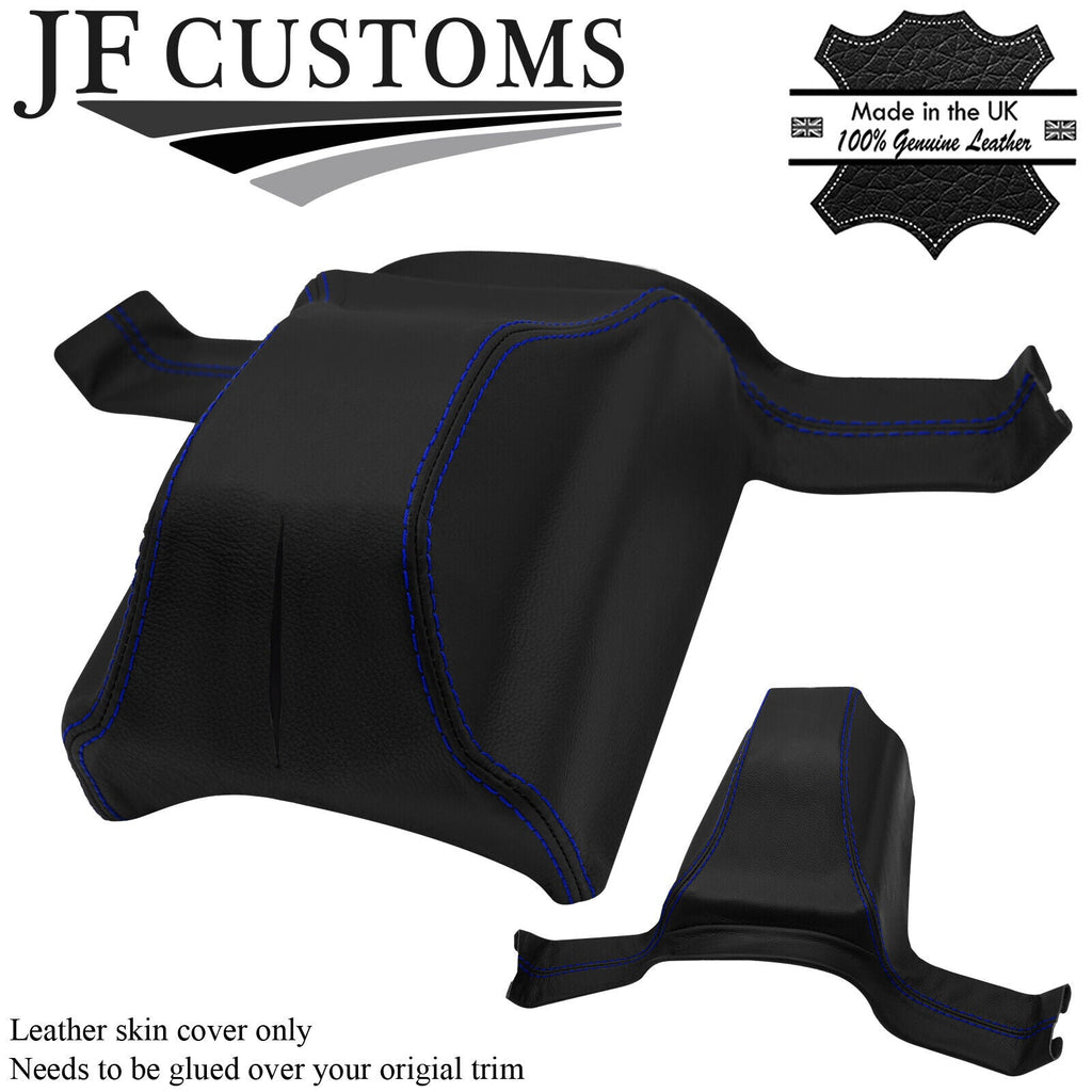 BLUE STITCH HANDBRAKE HOUSING LEATHER COVER FITS MERCEDES SL C107 R107 71-89