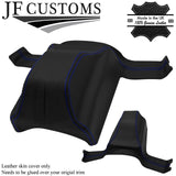 BLUE STITCH HANDBRAKE HOUSING LEATHER COVER FITS MERCEDES SL C107 R107 71-89