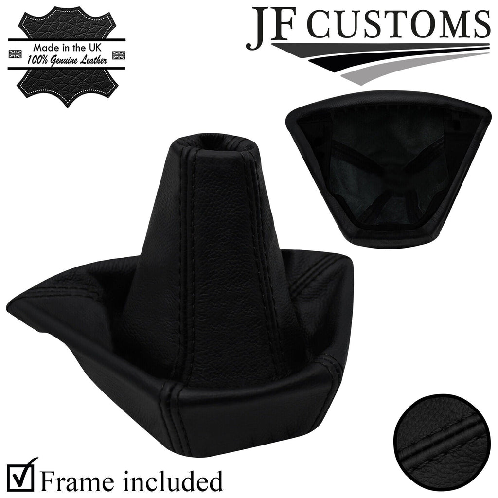 BLACK STITCH GEAR GAITER + PLASTIC FRAME FITS FIAT DOBLO  2000-2010 CUSTOM NEW