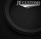 GREY STITCH LEATHER GEAR SURROUND TRIM COVER + FRAME FITS FORD FIESTA MK6 02-08